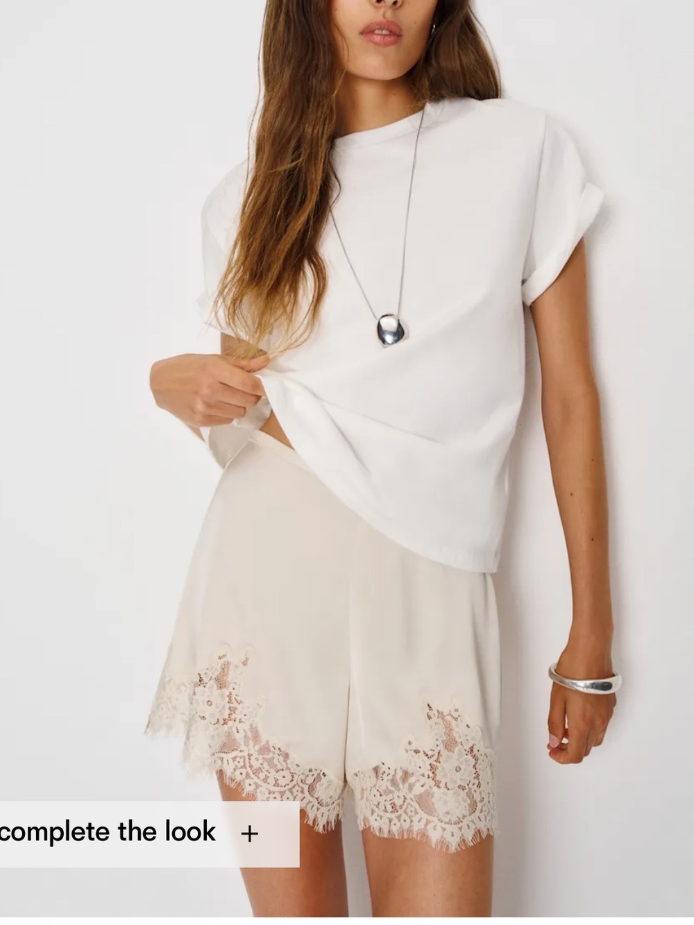 Reformation Fern Satin Elastic-Waist Shorts